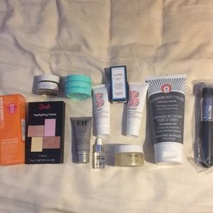 Brand new skincare, hair care, and makeup bundle